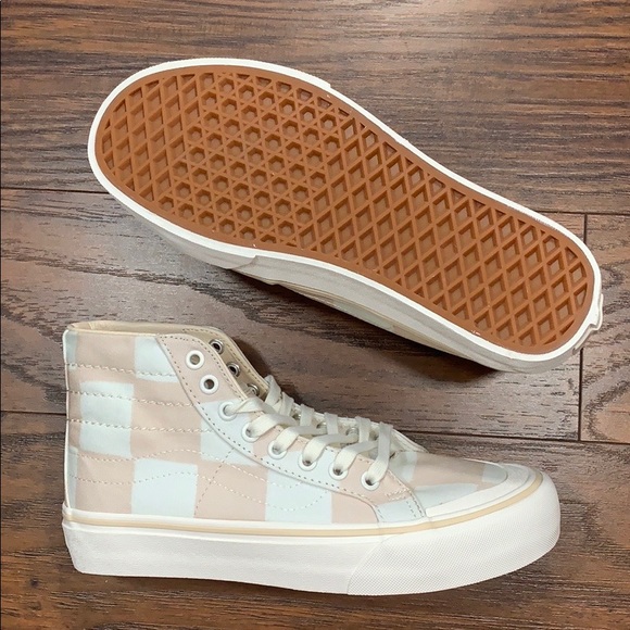 VANS SK8-Hi DECON BIG CHECKERBOARD Mcdmia/MrshmWMN - Picture 12 of 16
